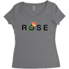 Rose Women's Triblend Scoop T-shirt