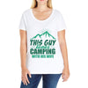 Camper Couple Man Ladies Curvy T-Shirt