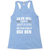 Back Off Crazy Momma Afraid To Use Her Racerback Tank