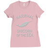 narwhals Ladies Fitted T-Shirt