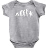 evolution of leprechaun funny irish ireland st patricks day us Baby Onesie