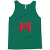 please red Tank Top