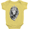 lion with crown Baby Bodysuit