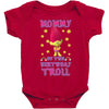 birthday troll mommy Baby Bodysuit