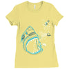 shark attack!!! Ladies Fitted T-Shirt
