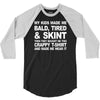 my kids made me bald tired funny 3/4 Sleeve Shirt