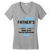 I'm Your Father's Day Gift Mom Says You're Welcome Baby Boy Women's V-Neck T-Shirt