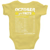 October Girl Facts Libra Baby Onesie