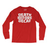 death before decaf (2) Long Sleeve Shirts