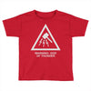 warning god of thunder Toddler T-shirt