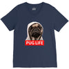 pug life V-Neck Tee