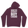 world's okayest boyfriend couple love funny Hoodie