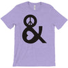 peace and love tshirt party heart tee no war stoner hippie sign ladies T-Shirt