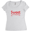 SWEET SWEET Women's Triblend Scoop T-shirt