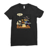 duck slap! Ladies Fitted T-Shirt