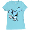 evil rabbit Ladies Fitted T-Shirt