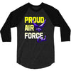 proud air force dad 3/4 Sleeve Shirt