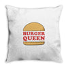 Burger Queen Veggie Throw Pillow