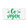 go vegan License Plate