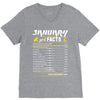 January Girl Facts Capricorn V-Neck Tee