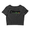 chicana with rose Crop Top