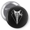 tuxedo wedding marriage prom holiday fancy dress cool geek nerd Pin-back button