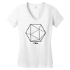 i win Women's V-Neck T-Shirt