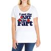 i put the art in fart Ladies Curvy T-Shirt