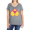 love (2) Ladies Curvy T-Shirt
