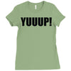yuup humour Ladies Fitted T-Shirt