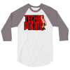 funny techno viking 3, ideal birthday present or gift 3/4 Sleeve Shirt