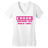 hacking error Women's V-Neck T-Shirt