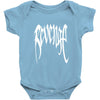 XXXTENTACION Revenge Kill white logo Baby Bodysuit