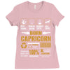 Born Capricorn Multitasking Problem Solving Tees Ladies Fitted T-Shirt