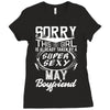 This Girl Is Taken By A Super Sexy May Boyfriend Ladies Fitted T-Shirt