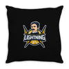 colorado springs lightning Throw Pillow