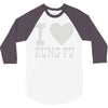 i love kung fu 3/4 Sleeve Shirt