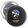 oakland feather river camp Pin-back button