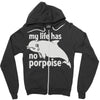 no porpoise Zipper Hoodie