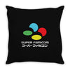 snes super famicom colours Throw Pillow