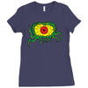 crawling eye monster Ladies Fitted T-Shirt
