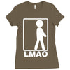 lmao laughing Ladies Fitted T-Shirt