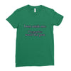 i went outsude once Ladies Fitted T-Shirt