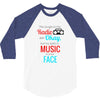 THE SONGS ON THE RADIO 3/4 Sleeve Shirt