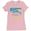sharks will kill you Ladies Fitted T-Shirt