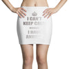 i can't keep calm because i have anxiety Mini Skirts