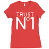 trust no Ladies Fitted T-Shirt