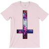 inverted galaxy cross funny  religion banter space fashion new T-Shirt