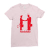 handshake Ladies Fitted T-Shirt