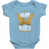 All Men Are Created Equal But Only The Best Are Born In Marc Baby Bodysuit